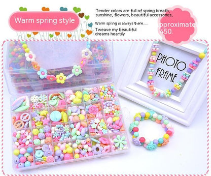 24 Grid Diy Toy Educational Handmade Beaded Set