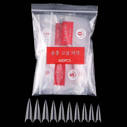 600 Pieces Of Full Sticker Long Fake Nails