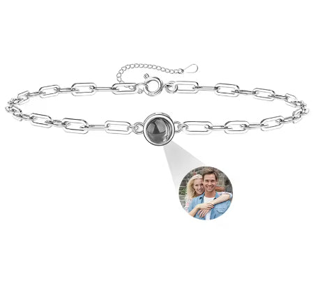 Projection Language Titanium Steel Bracelet