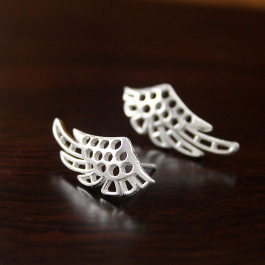 Angel wings earrings