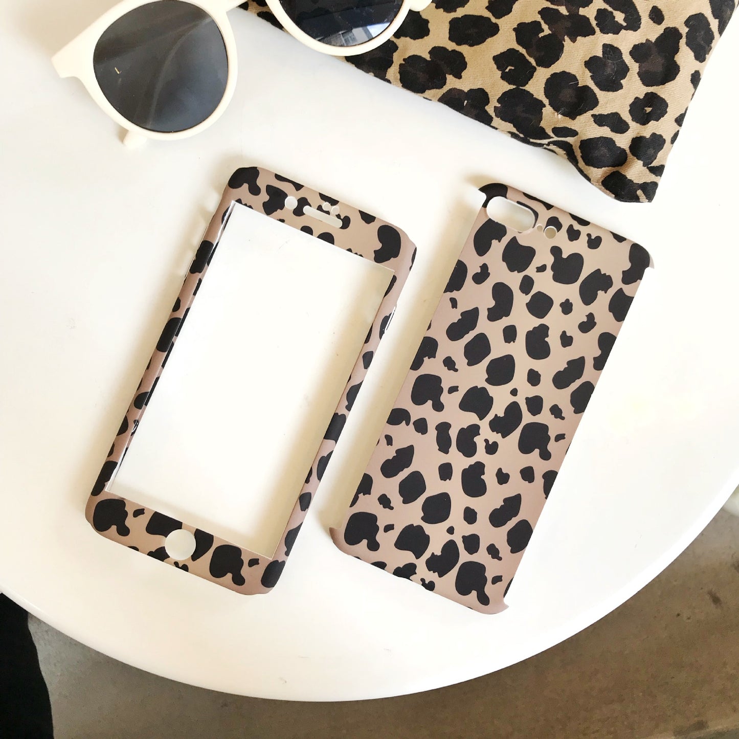 Leopard print phone case