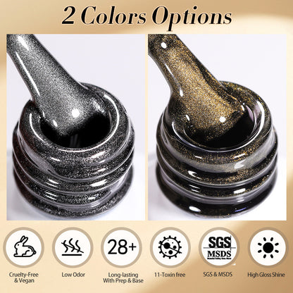 Micro Glass Bead Crystal Cat Eye Gel Polish Gradient UV Polish