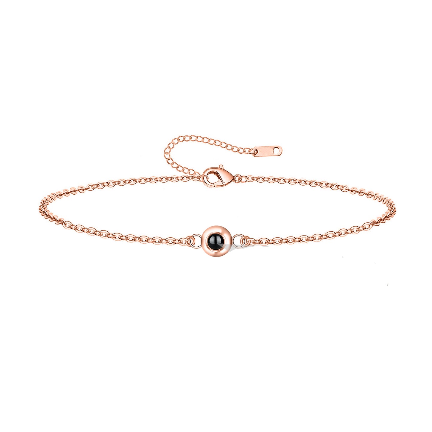 Explosive Circular Couple Projection Bracelet Male And Female Pair