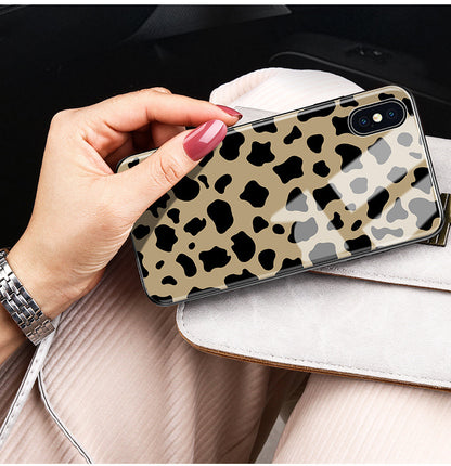 Leopard Glass Phone Case