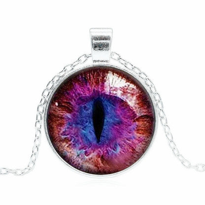 Cat's Eye Longans Time Stone Pendant Necklace For Women All-match Sweater Chain