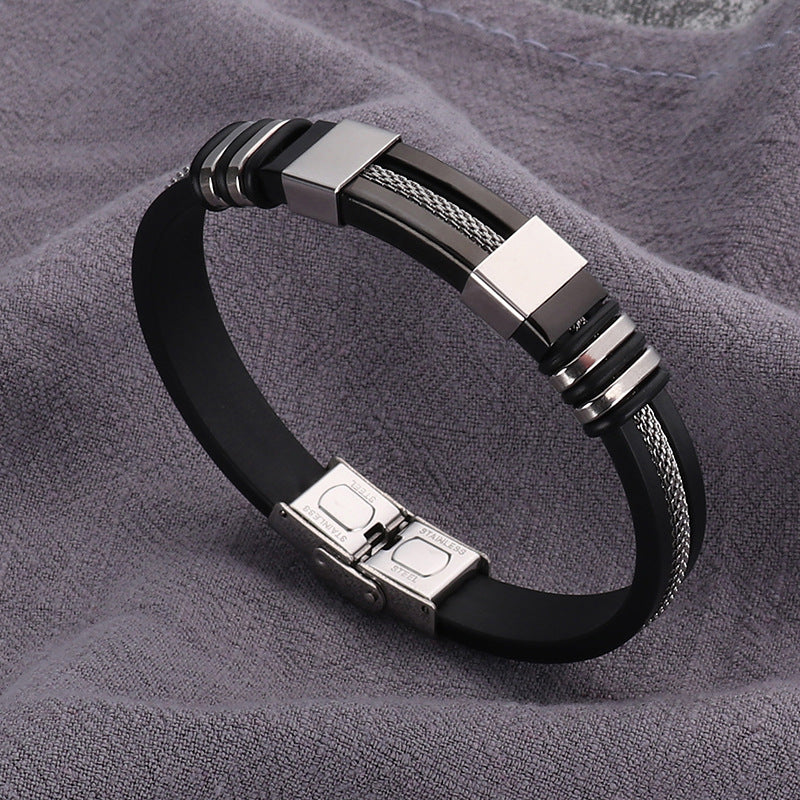 Punk Style Stainless Steel Exaggerated Bracelet