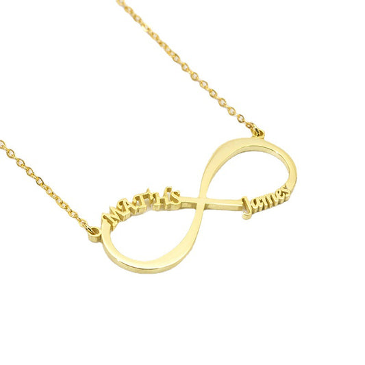 Infinite Alphabet Name Necklace Sterling Silver