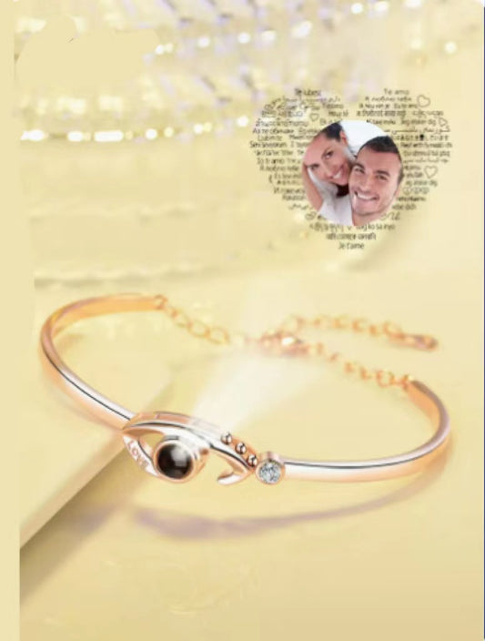 Projection Demon Eye Bracelet Female Sterling Silver