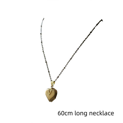 Can Open The Love Clover Customized Photo Necklace