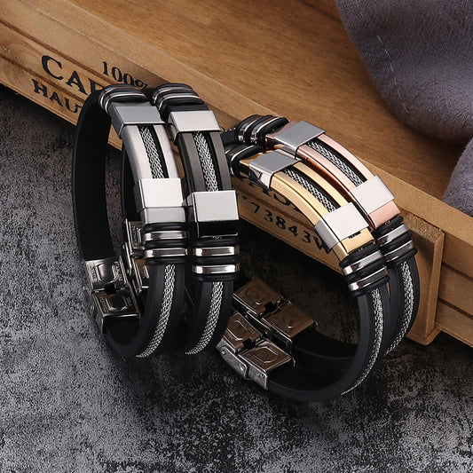 Punk Style Stainless Steel Exaggerated Bracelet