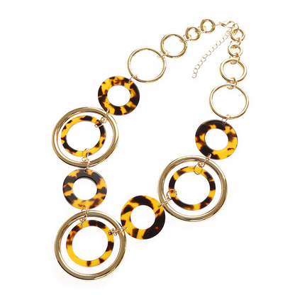 Women's Leopard Acrylic Necklace