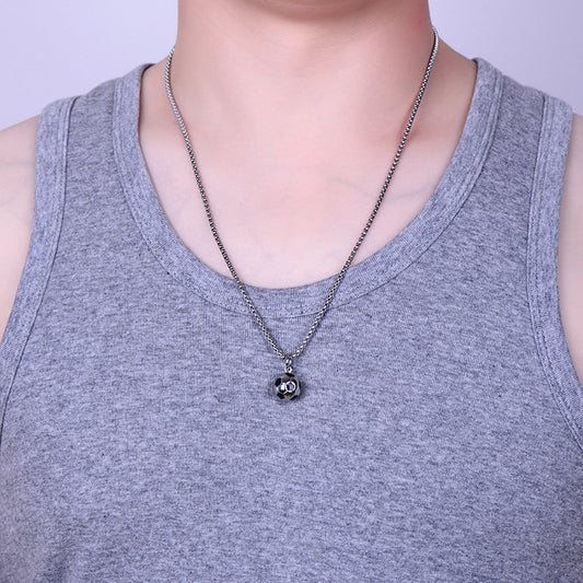 Men's World Cup Football Necklace Fashion Titanium Steel Pendant Stainless Steel