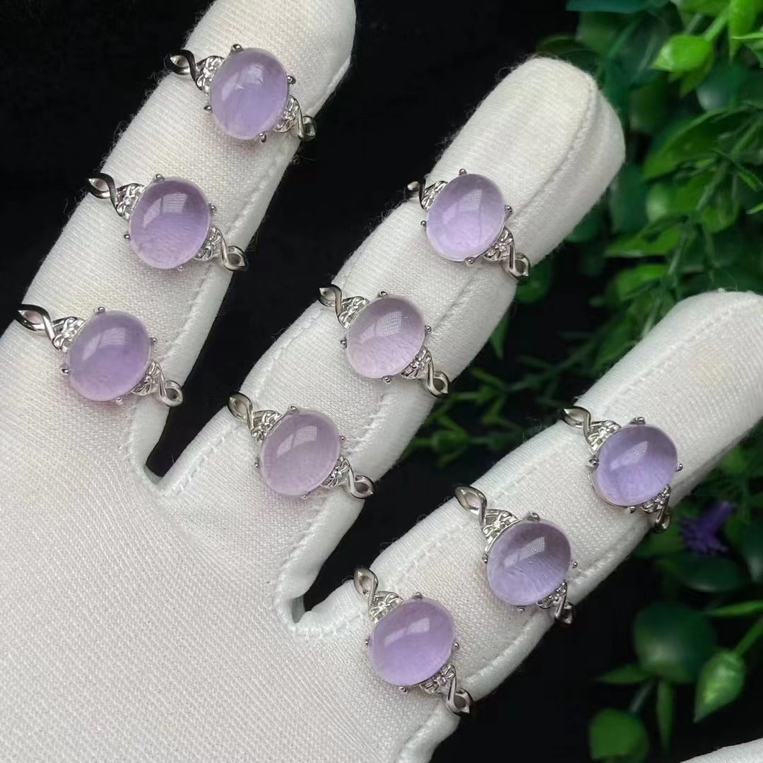 Purple Crystal Ring For Women