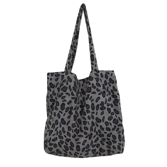 Autumn And Winter Leopard Print Large-capacity Shopping Bag