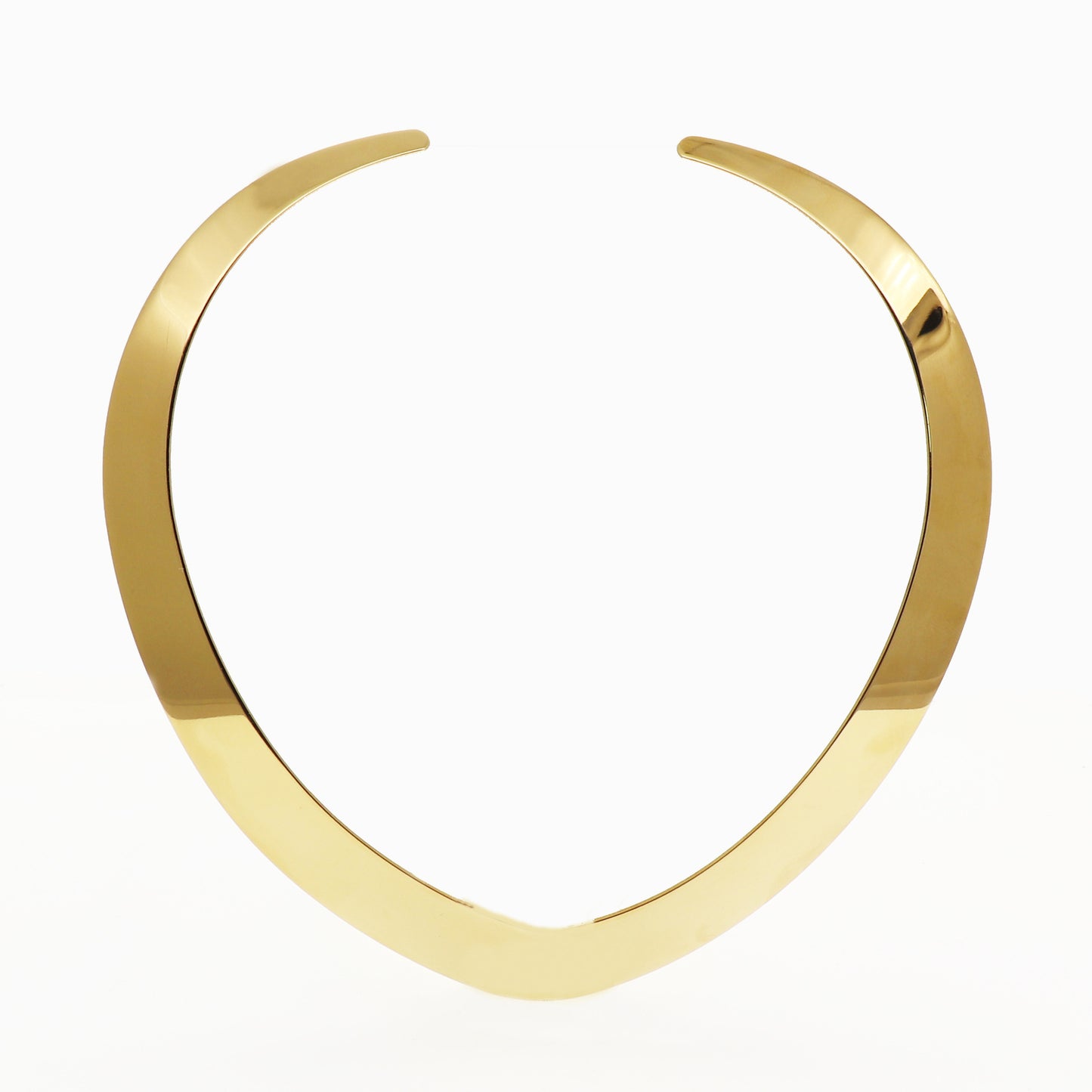 Exaggerated Punk Collar Personality V-shaped