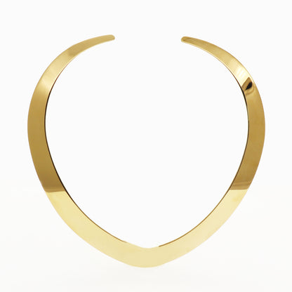 Exaggerated Punk Collar Personality V-shaped