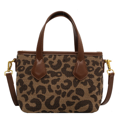 Small Bag Female Leopard Print Portable Fashion