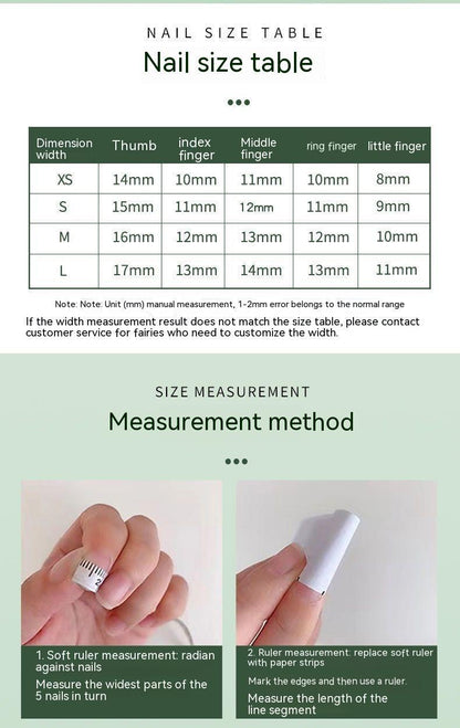 Handmade Phototherapy Wear Nail Finished Product Reuse Nail Stickers