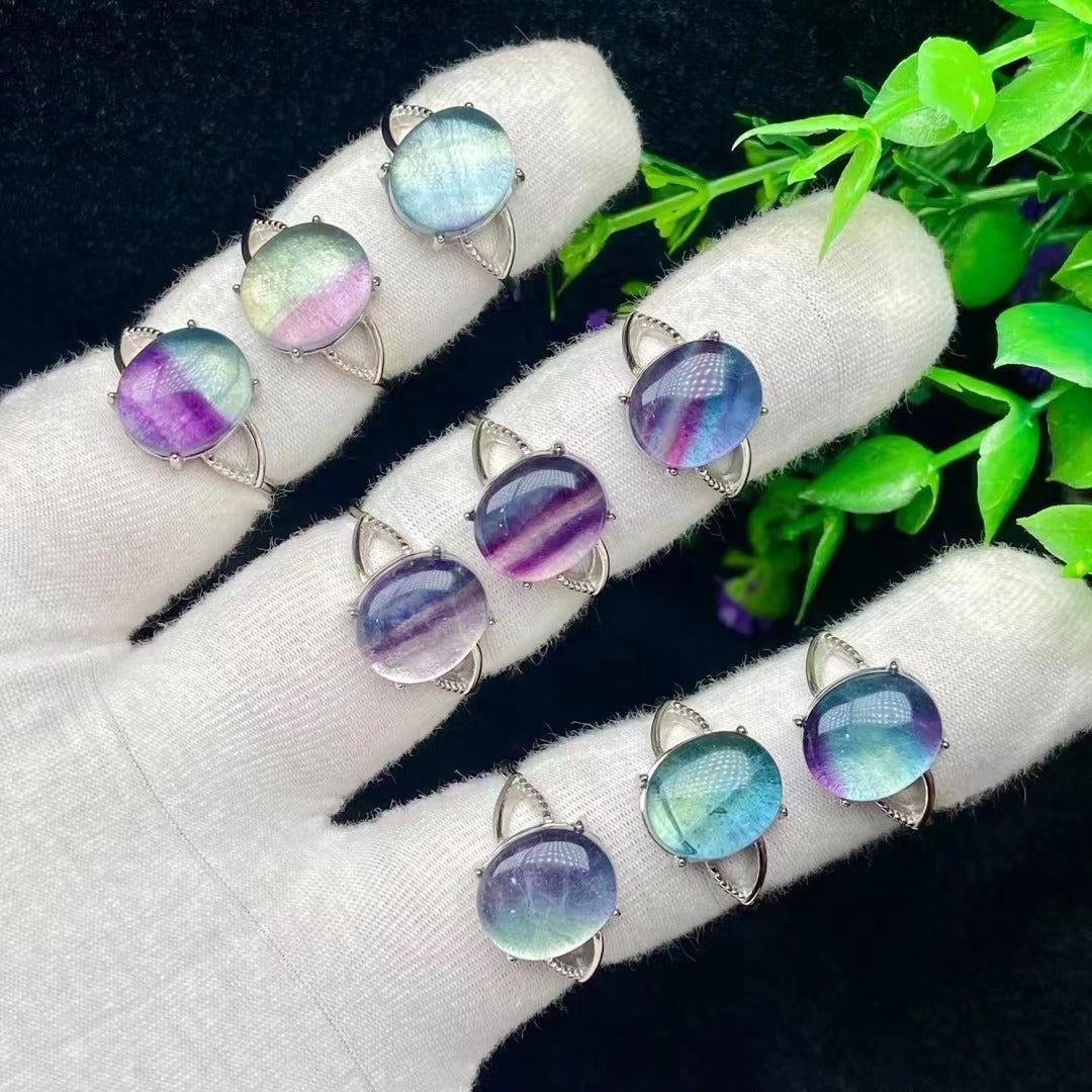 Purple Crystal Ring For Women