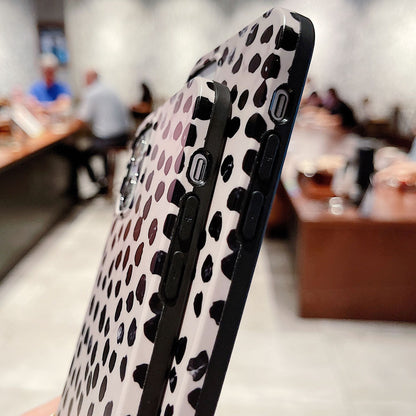 Applicable Wave Point Shell Seed Leopard Print Mobile Phone Soft Shell