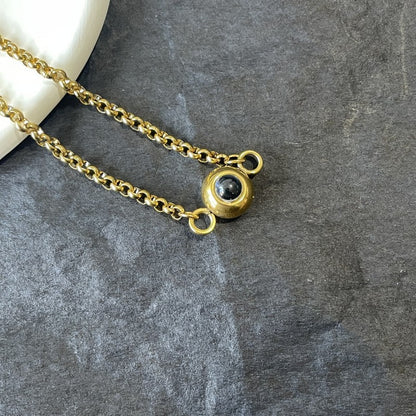 Personalized Photo Projection Titanium Steel Couple Bracelet