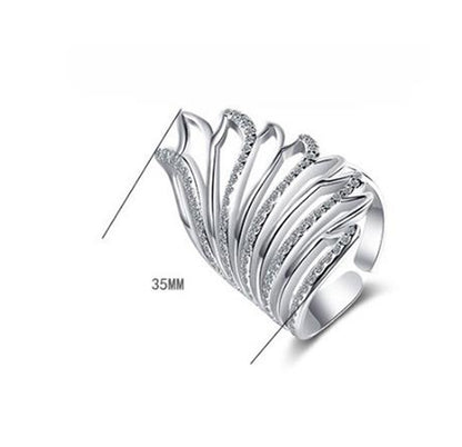 Sweet Diamond Angel Wings Ring