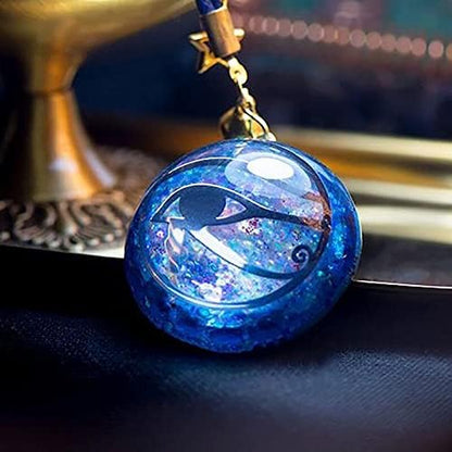 Original Mandala Meditation Necklace Meditation Pendant Blue Crystal Brand Keychain Car
