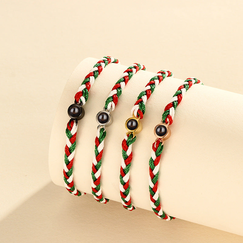 Christmas Gift Projection Couple Carrying Strap