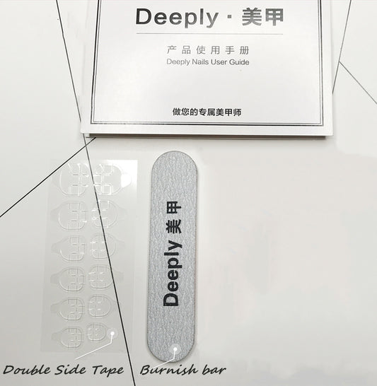 Custom Nail Piece Finished Product Lady Bride Gradient Crystal Flower