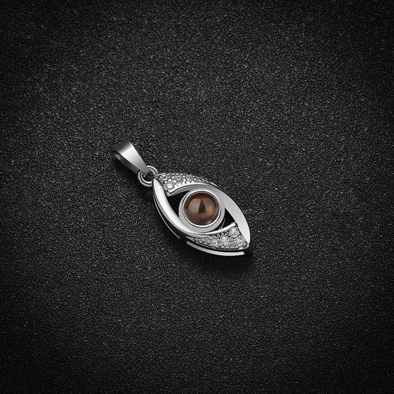 Demon Eye Projection Necklace Pendant