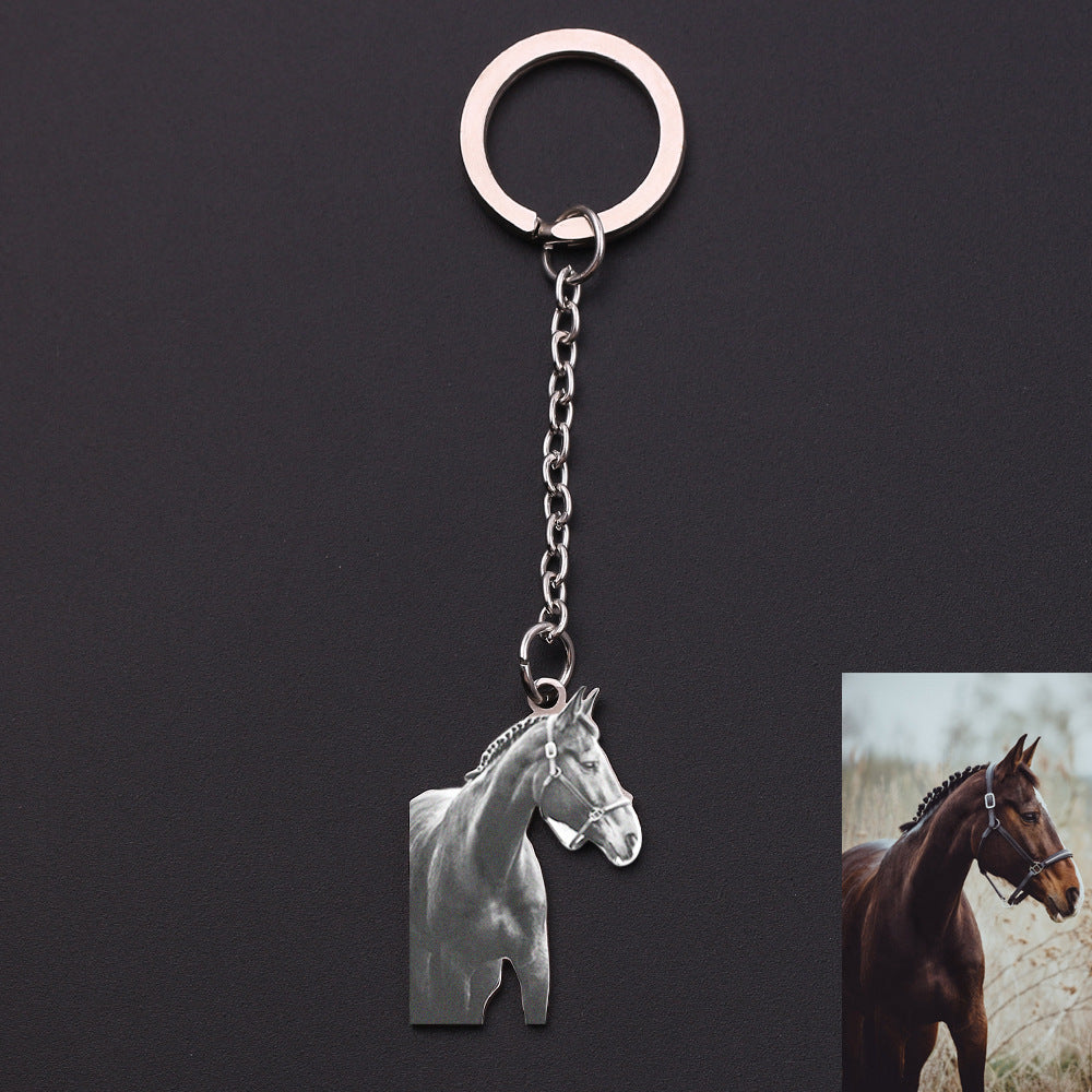 Pet photo pendant souvenir necklace