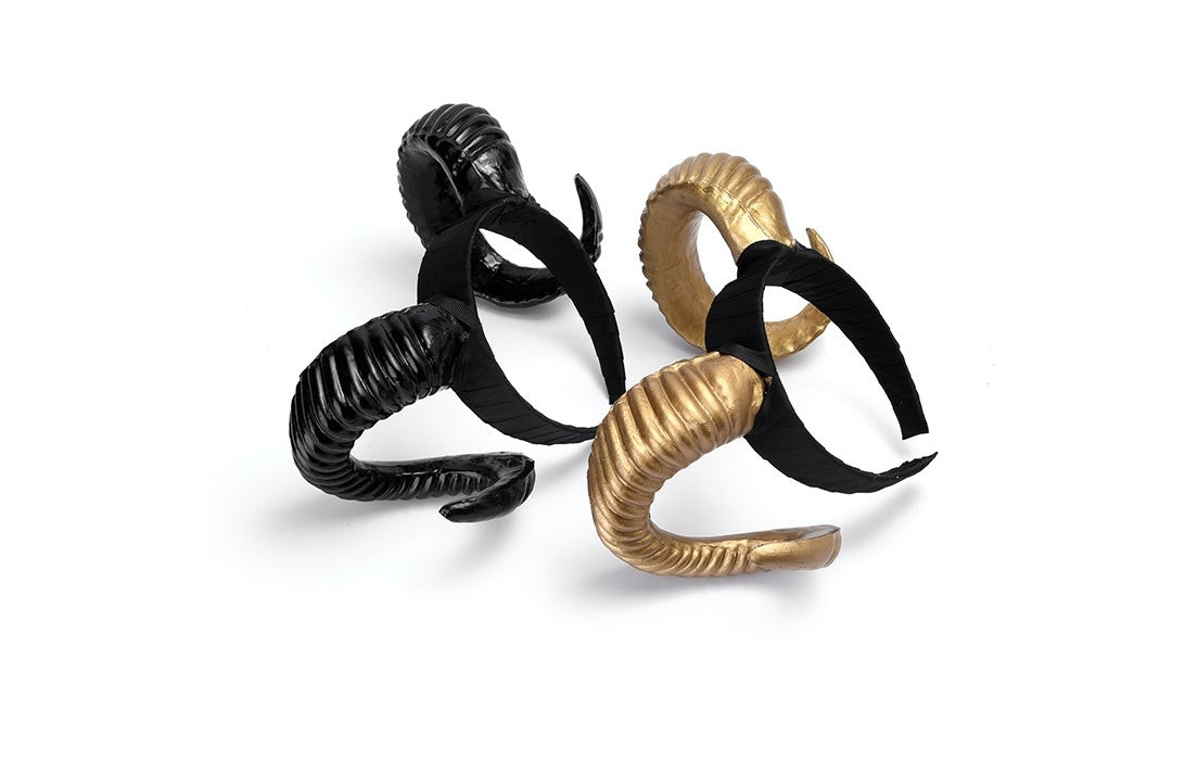 New horn antlers headband wide headband Christmas Halloween resurrection exaggerated headwear