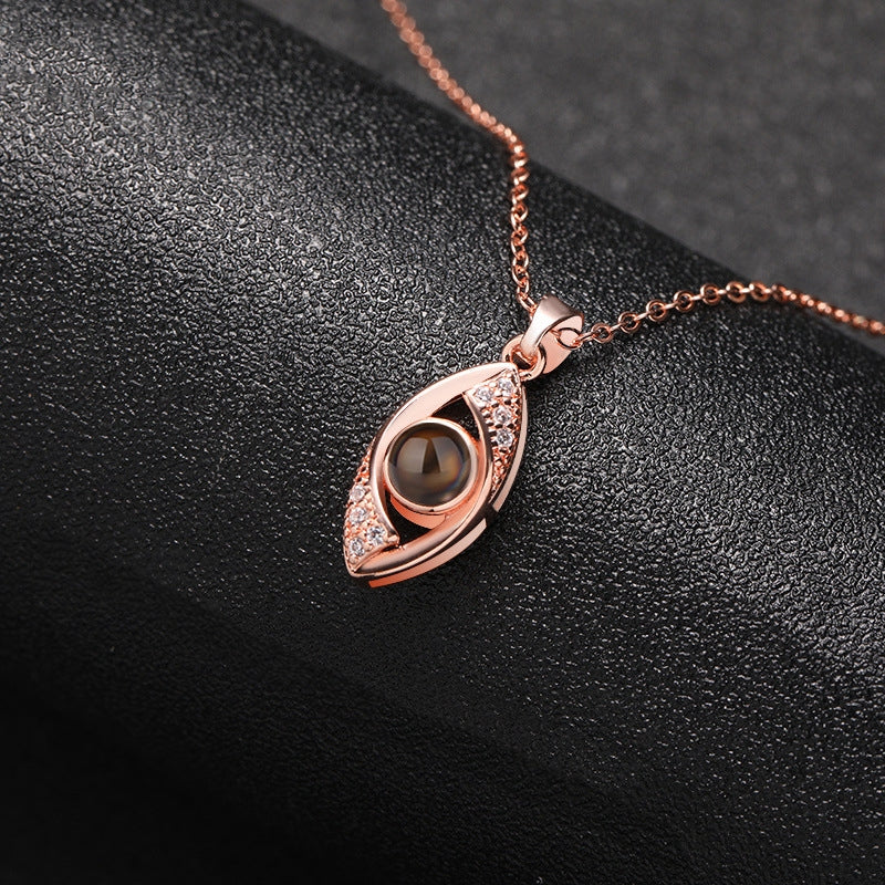 Demon Eye Projection Necklace Pendant