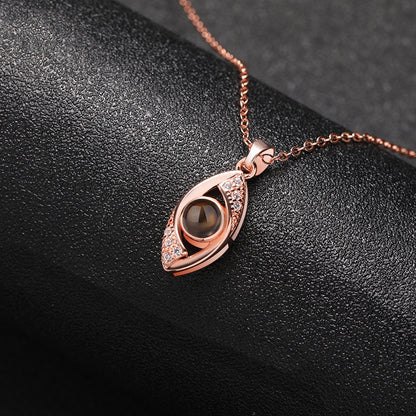 Demon Eye Projection Necklace Pendant