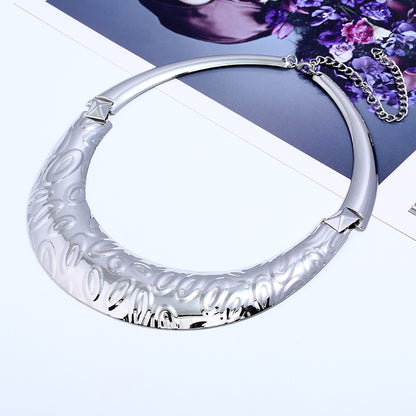 Women's Punk Fashion Metal Exaggerated Collar
