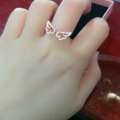 Fashion Angel Wings Wings Rings Women's Tide Accessories Cute Rings Accessories
