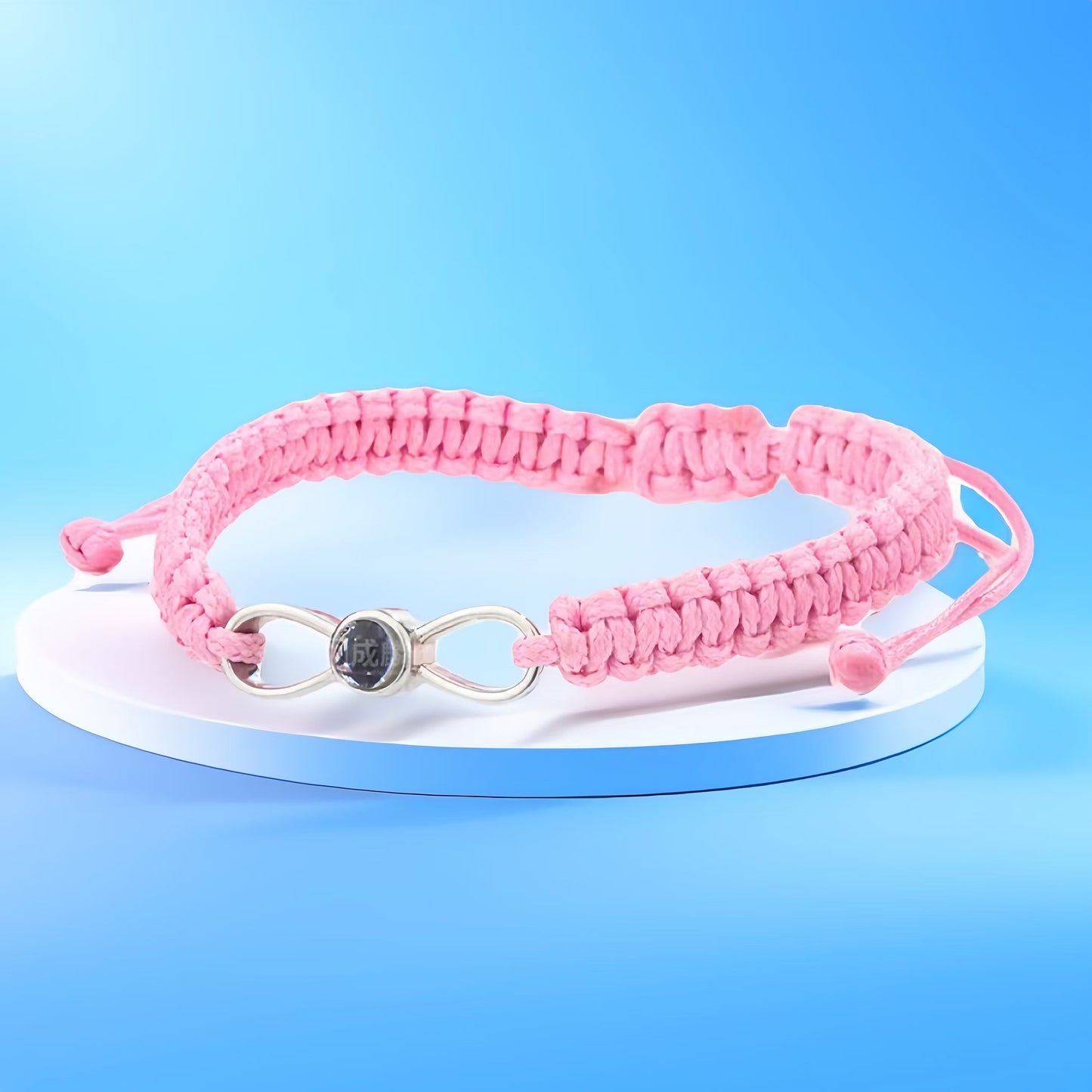 I Love You Copper Plated Letter Projection Bracelet