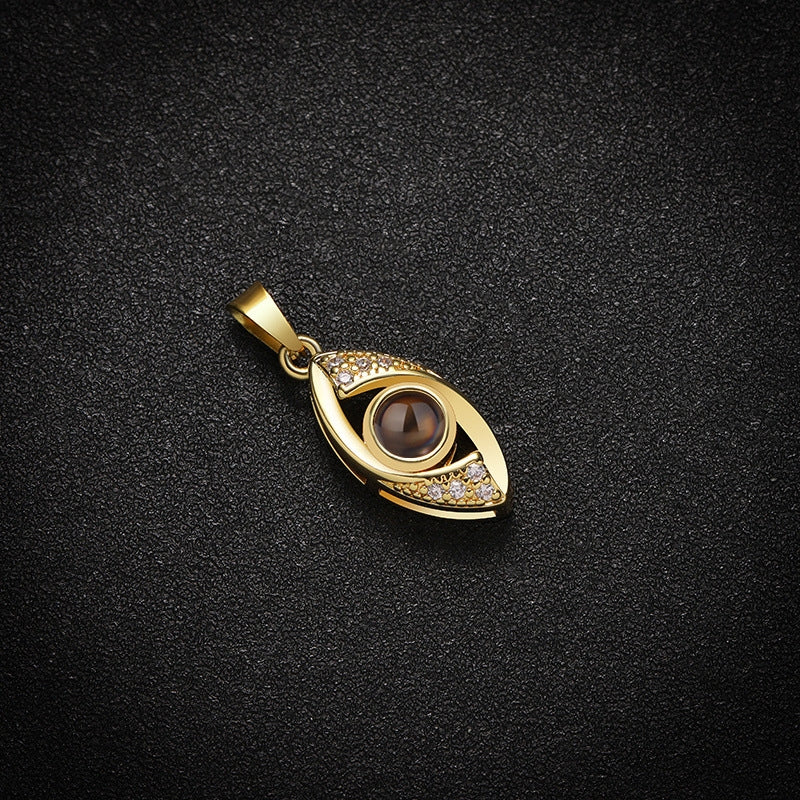 Demon Eye Projection Necklace Pendant