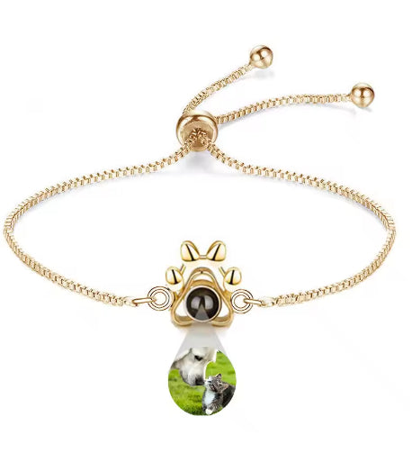 Projection Language Titanium Steel Bracelet