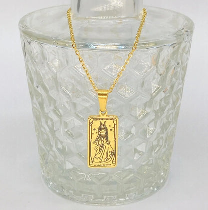 Twelve Constellation Tarot Necklace Retro Constellation Necklace