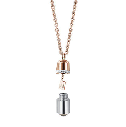 Girls necklace 100 language projection