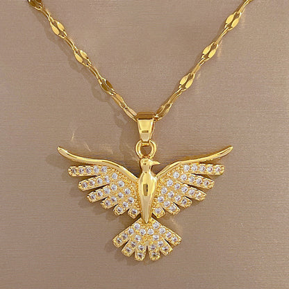 Phoenix Wings Light Luxury Banquet Wedding Necklace Women