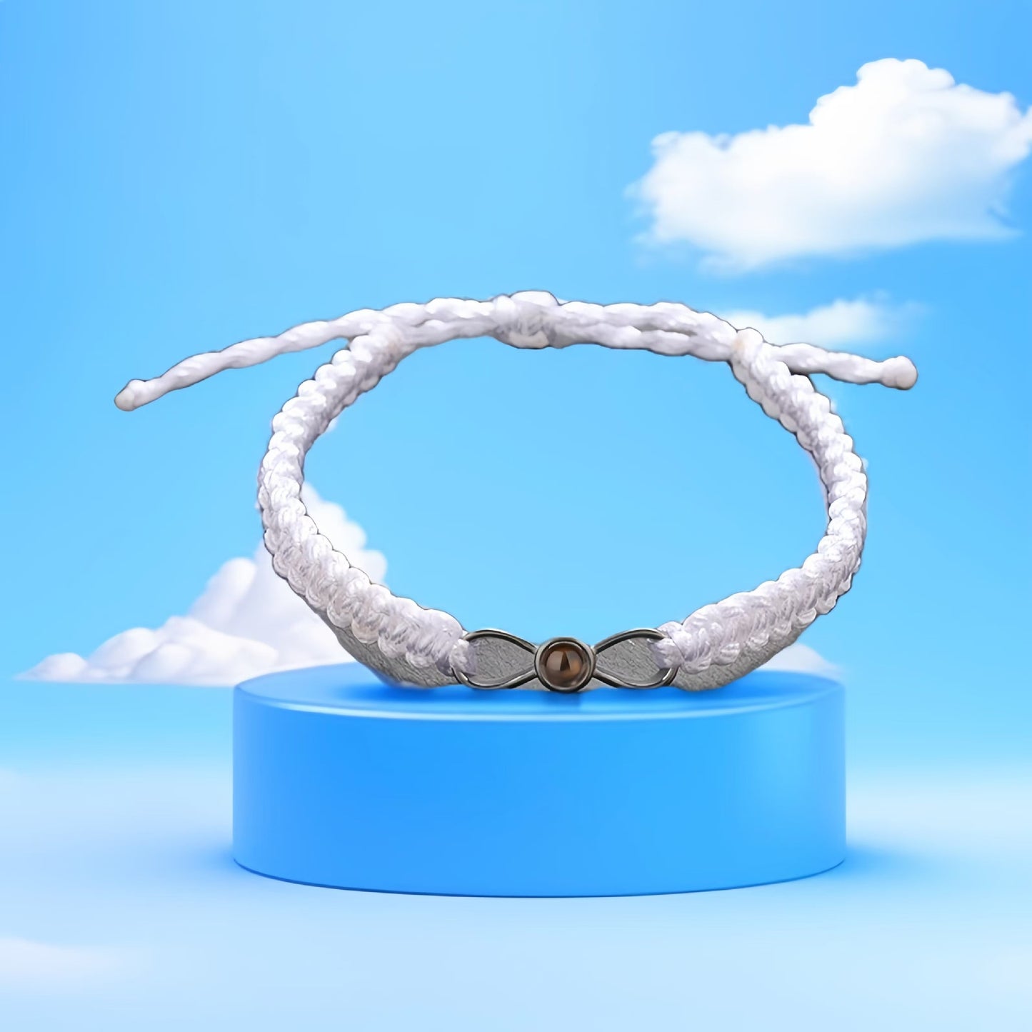 I Love You Copper Plated Letter Projection Bracelet