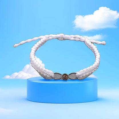 I Love You Copper Plated Letter Projection Bracelet