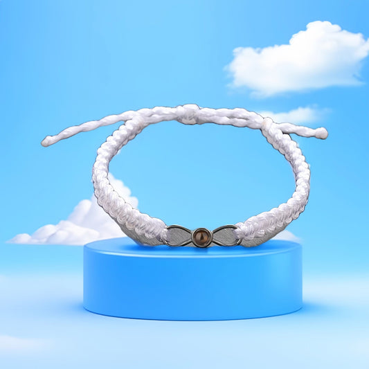 I Love You Copper Plated Letter Projection Bracelet