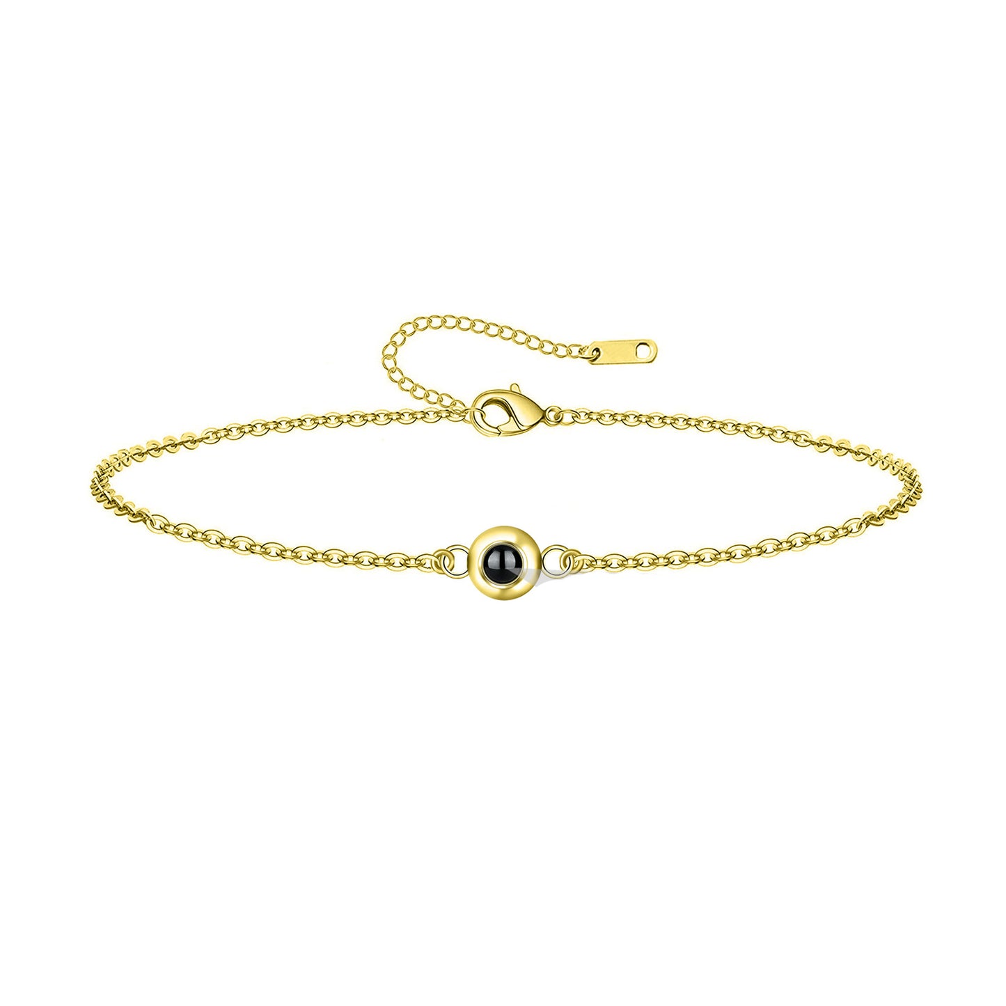 Explosive Circular Couple Projection Bracelet Male And Female Pair