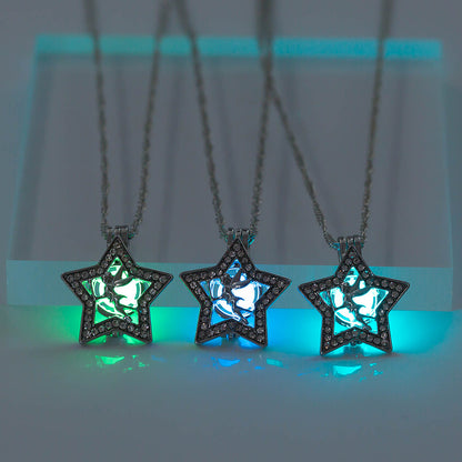 Pentagram Angel Luminous Pendant Accessories