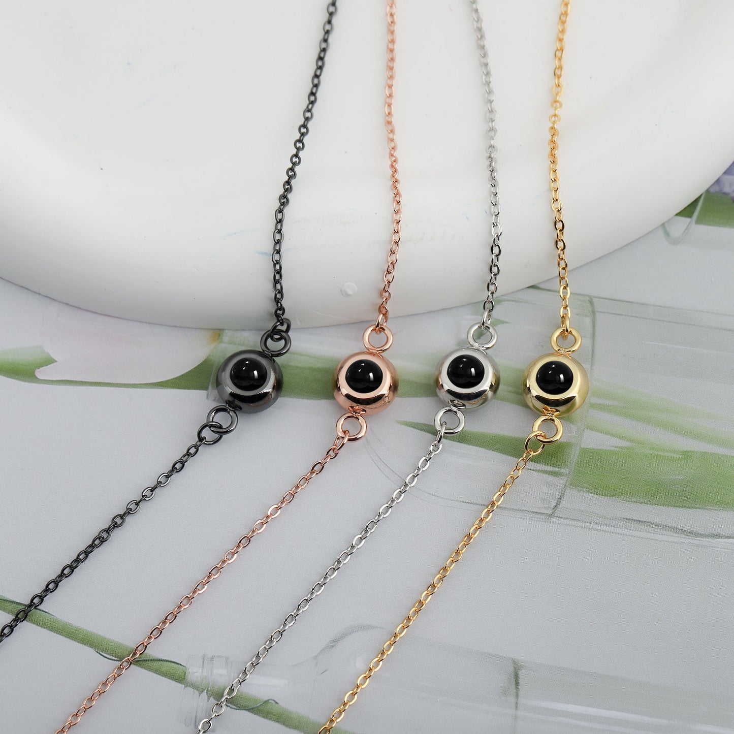 Explosive Circular Couple Projection Bracelet Male And Female Pair