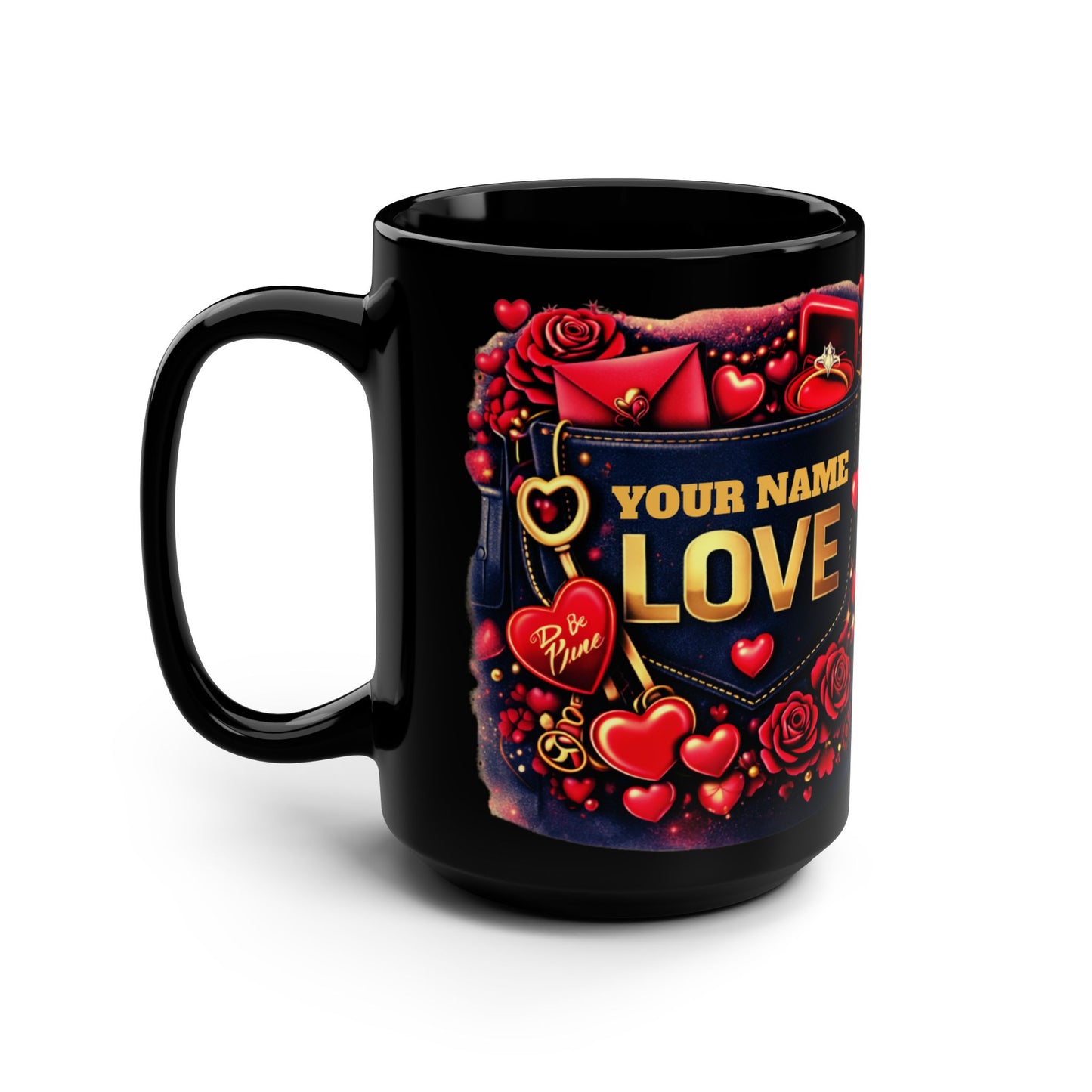 Black Mug, 15oz