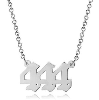 Angel Number Necklace 0-9 Pendant Short Necklace Women